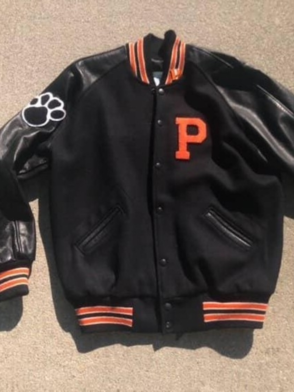 Uop Pacific Tigers Fighting Tigers  Varsity Letterman Jacket Stockton 209 Medium